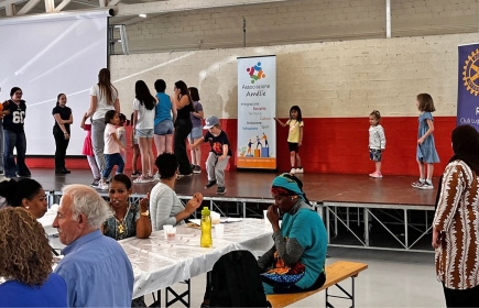 Un moment de la Fête des Familles organisée conjointement par le RC Lugano-Lago, le RAC Ticino et l’Association Amélie